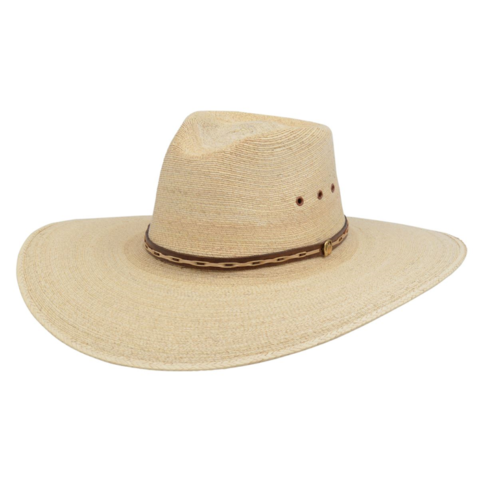Alamo Palm Hat with Hondo Crown 12301 3D Belt